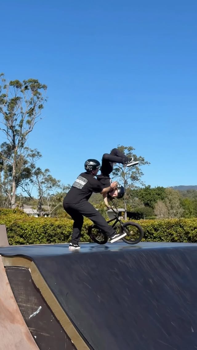 Hands-on BMX progression coaching at the ramp